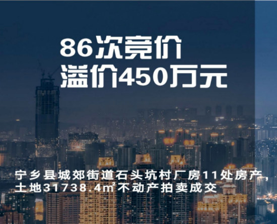 86次競價，溢價450萬元，工業(yè)用地拍賣爭奪現(xiàn)場！